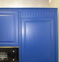 Кухня классика в синем цвете| Отзыв 37/56